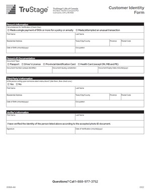 Verification of Client Identity Form